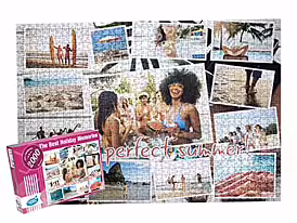 Fotókollázs puzzle 2000