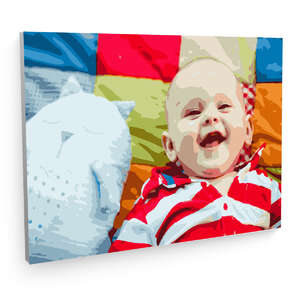 Festés számok szerint 70x50-Keret -  Darabos