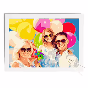 Festés számok szerint 70x50-DIY Keret -  Darabos