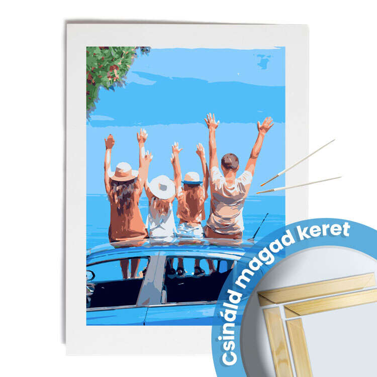 Festés számok szerint 35x50-DIY Keret 